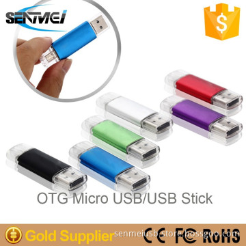 premium quality otg function crystal usb flash drive
